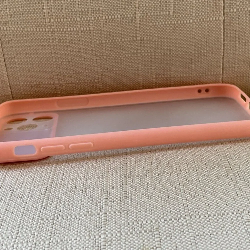 Phone Case Back Fitted Case for iPhone 11 Pro Pink Case Cover with Camera Cover